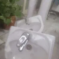 روشویی سالم و آماده نصب باشیر اهرمی|لوازم سرویس بهداشتی|یزد, |دیوار