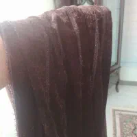 ۲ عدد والان پرده قهوه ای بدون پارگی و رنگ رفتگی