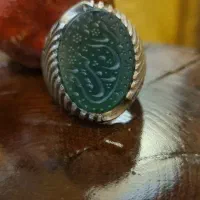 انگشتر عقیق سبز خطی|جواهرات|اصفهان, مسجد مصلی|دیوار