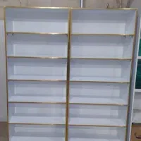 قفسه کتابخانه دکور آرایشی خرازی عطاری|کتابخانه، شلف، قفسه‌های دیواری|ایرانشهر, |دیوار