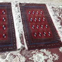 قالیچه و پشتی دستباف و۳عدد فرش دستباف|فرش|مشهد, شهید قربانی|دیوار