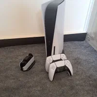 پلی استیشن 5 دو دسته پایه شارژ|کنسول، بازی ویدئویی و آنلاین|بندر امام خمینی, |دیوار