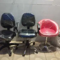 صندلی گردان چرخدار جکدار درحدنو