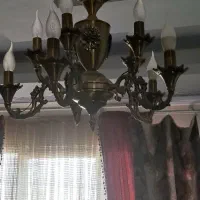 لوستر برنزی|لوستر و چراغ آویز|پردیس, فاز ۸|دیوار