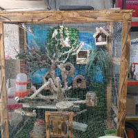 قفس بزرگ چوبی