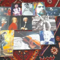 فروش تابلو های بزرگان موسیقی جهان