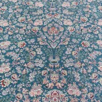 فروش ۱ تخته فرش ( ۹ متری. هزار شانه) تماماً نخ|فرش|قروه, |دیوار