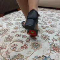 کفش مشکی پاشنه ۵ سانت سایز ۴۳