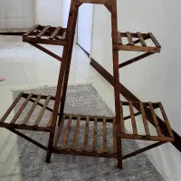 استند گل چوبی