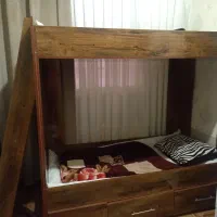 تخت خواب دوطبقه ای نو جوان