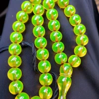 تسبیح گری فسفری سندلوس در حد کهنه آلمان|جواهرات|کرمانشاه, |دیوار