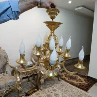 لوستر فلزی|لوستر و چراغ آویز|رشت, دروازه لاکان|دیوار