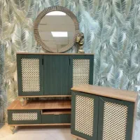 ست آیینه و کنسول و جا کفشی و میز تی وی