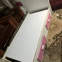 ست تخت و قفسه و میز نئوپان روکش mdf|تخت و سرویس خواب|ساری, |دیوار