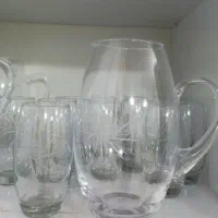 ست سرویس پارچ و لیوان ابخوری ۱۹ پارچه