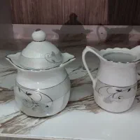 سرویس چینی ۱۸ نفره اسپیدار|ظروف سرو و پذیرایی|کرج, شهرک جهان‌نما|دیوار