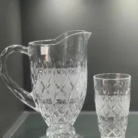 پارچ و لیوان های ساده و لب طلا|ظروف سرو و پذیرایی|تهران, شوش (باغ آذری)|دیوار