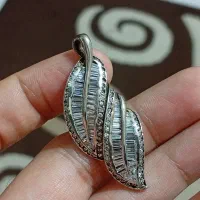 پلاک یا اویز جواهری نقره ایتالیایی