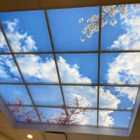 فروش تایل سقفی سازه سقف کاذب pvc cnc گچی طلق آسمان|خدمات پیشه و مهارت|تهران, بلورسازی|دیوار