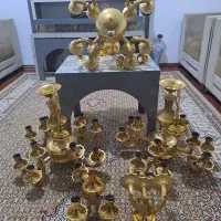 لوستر طرح طلایی
