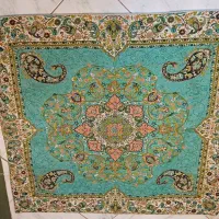 ترمه رومیزی سنتی (۹۰×۹۲ سانتیمتر) نو و تمیز