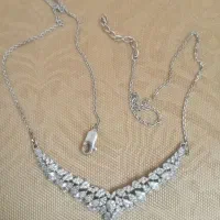 مدال نقره با سنک زمرد زیبا دستبند گردنی|جواهرات|تبریز, |دیوار