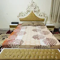 سرویس خواب کامل با آینه و میز آرایشی|تخت و سرویس خواب|بانه, |دیوار