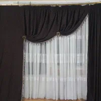 پرده دستک توری هم هست