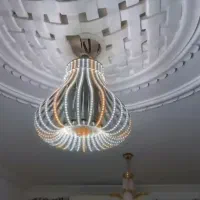 ساخت لامپ دستساز چراغ دست ساز|ریسه و چراغ تزئینی|رزن, |دیوار