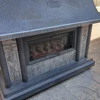 بخاری شومینه ای مارک ناب