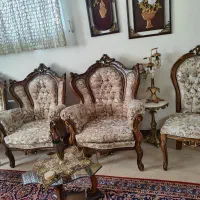 سرویس مبلمان هفت نفره با ناهار خوری سالم ونو|مبلمان خانگی و میز عسلی|اصفهان, کوجان|دیوار