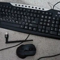 کیبوردGenuis.موس Lenovo.دانگل وای فای tsco