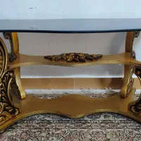 سرویس مبل ۷ نفره نیمه استیل همراه با میز های عسلی|مبلمان خانگی و میز عسلی|مشهد, گلبرگ|دیوار