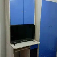 کمد و کتابخانه و تخت و میز کامپیوتر