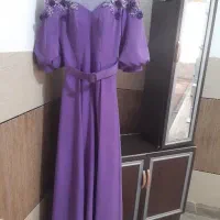 پیراهن ماکسی بنفش