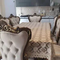 میز نهارخوری وست 8نفره|مبلمان خانگی و میز عسلی|بندر انزلی, نیمه شعبان|دیوار