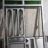 درب الومینیومی دو تا لت،قیمت توافقی|مصالح و تجهیزات ساختمان|گالیکش, |دیوار