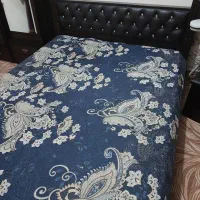 روکش تخت خواب ۲نفره .طرح گلدوزی درجه۱|سرویس روتختی|اشتهارد, |دیوار