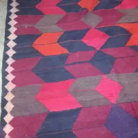 گلیم دست بافت|گلیم، جاجیم، گبه|خرم‌آباد, |دیوار