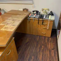 میز اداری ۲ تیکه|مبلمان اداری|اهواز, زیتون کارگری|دیوار