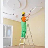 نقاشی ساختمان .روغنی وپلاستیک وبرقکاری