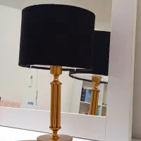 فروش آباژور دیواری طلایی مشکی در حد نو|چراغ خواب و آباژور|آمل, |دیوار