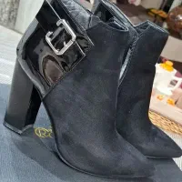 نیم بوت مشکی پاشنه بلند