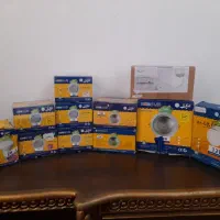 چراغ سقفی و پنل و لامپ۱۸عدد
