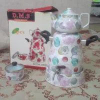 قوری با کتری با قندان وزیرگتری