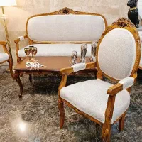 مبلمان هفت نفره تمام چوب