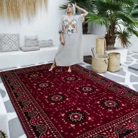 قالی ابریشم دستباف‌گونه|فرش|تهران, بازار|دیوار