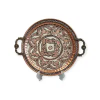 سینی مسی لوکس نقره کوب / بدون تغییر رنگ / اقساطی