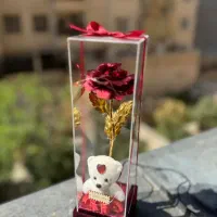 کادو گل با عروسک و ریسه|صنایع دستی و سایر لوازم تزئینی|شیراز, حافظیه|دیوار