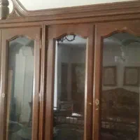 بوفه چوبی دو تکه